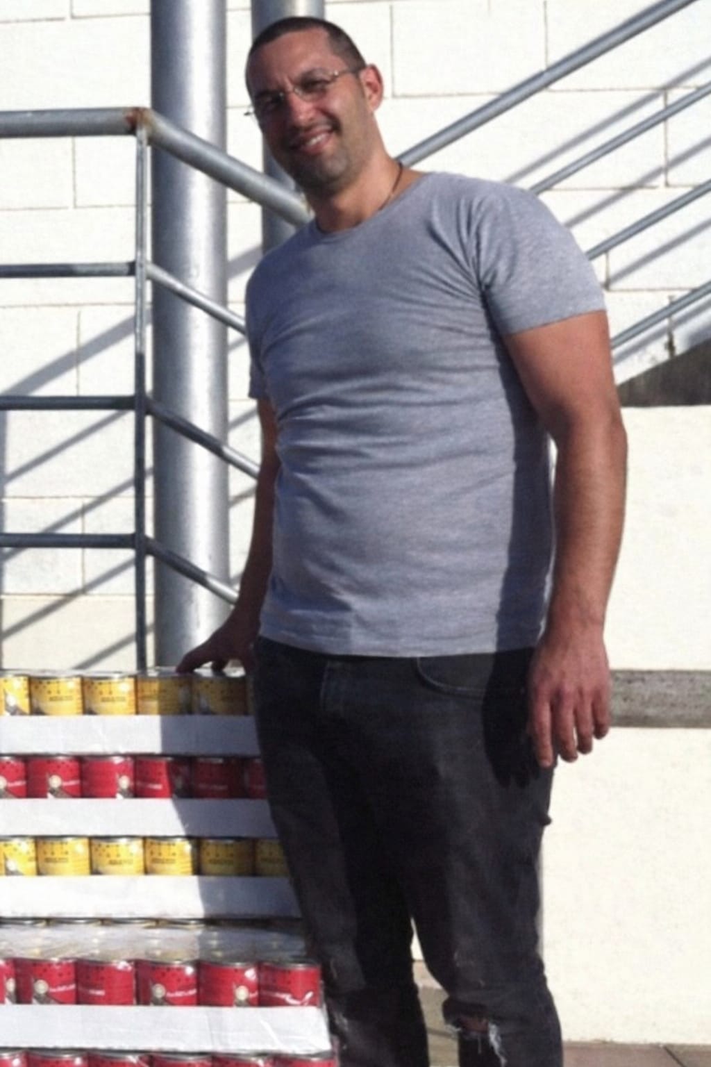 José Pérez antes de su transformación, fotografía personal